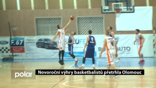 Novoroční výhry basketbalistů přetrhla Olomouc