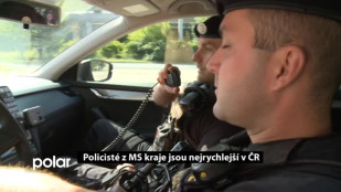 Policisté z MS kraje jsou nejrychlejší z celé ČR