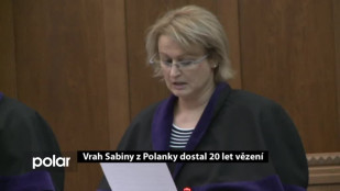 Vrah Sabiny z Polanky dostal 20 let vězení