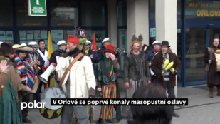 V Orlové se poprvé konaly masopustní oslavy