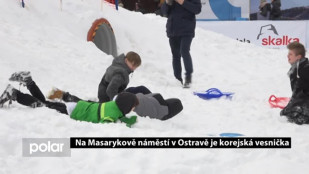 Na Masarykově náměstí v Ostravě je korejská vesnička