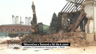 Tělocvična v Šenově u NJ šla k zemi