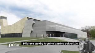 Příprava stavby krytého bazénu pokračuje