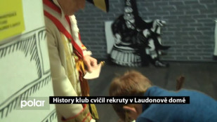 History klub cvičil rekruty v Laudonově domě