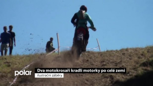 Dva motokrosaři kradli motorky po celé zemi