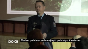 Vedení policie ocenilo nejlepší policisty z Karvinska