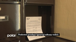 Podomní prodejci ignorují zákazy radnic