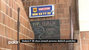 Vedení Frýdku-Místku chce omezit provoz dalších podniků