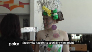 Studentky kadeřnice soutěžily v kreativitě