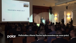 Policistka z Horní Suché byla oceněna za svou práci