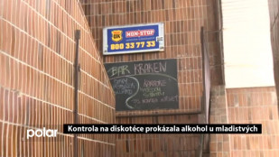 Kontrola na diskotéce ve Frýdku-Místku prokázala alkohol u dětí