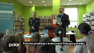 Policisté předčítají v knihovnách Policejní pohádky