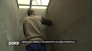 Renovace areálu Technických služeb Frýdku-Místku pokročila