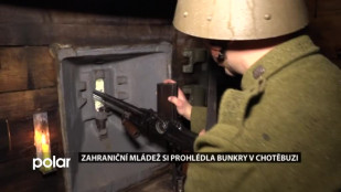 Zahraniční mládež si prohlédla bunkry v Chotěbuzi