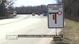 Ve Frýdku-Místku začala oprava mostu přes vodní tok Olešná