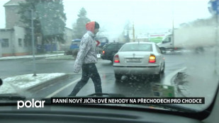 Ranní Nový Jičín: Dvě nehody na přechodech pro chodce