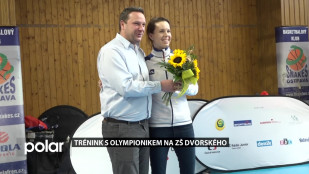 Trénink s olympionikem na ZŠ Dvorského