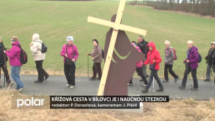 Křížová cesta v Bílovci je i naučnou stezkou