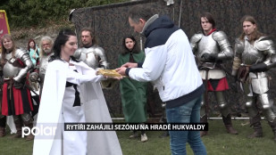 Rytíři zahájili sezónu na hradě Hukvaldy