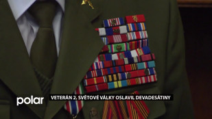 Veterán 2. světové války oslavil devadesátiny