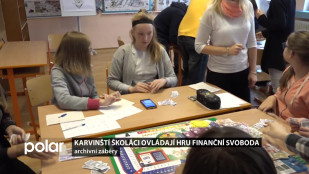 Karvinští školáci ovládají hru Finanční svoboda