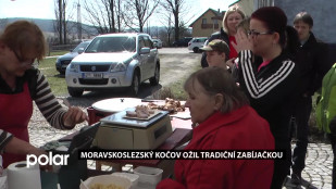 Moravskoslezský Kočov ožil tradiční zabijačkou