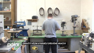 Opavští vězni vyrábějí dřevěné hračky