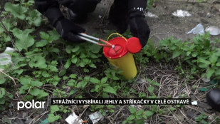 Strážníci vysbírali jehly a stříkačky v celé Ostravě