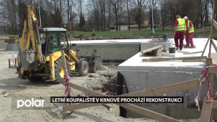 Letní koupaliště v Krnově prochází rekonstrukcí
