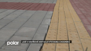 Lidé v Havířově kritizují výstavbu chodníků