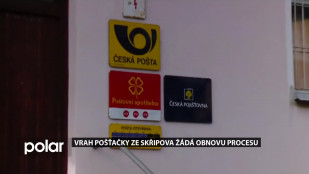 Vrah pošťačky ze Skřipova žádá obnovu procesu