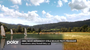 Obec Nové Heřminovy stále bojuje proti přehradě