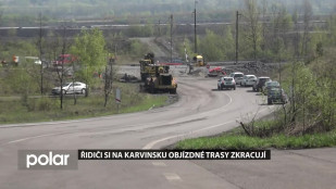 Řidiči si na Karvinsku objízdné trasy zkracují