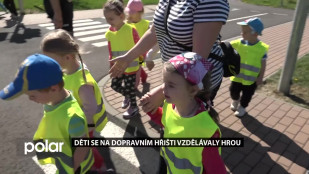 Děti se na dopravním hřišti vzdělávaly hrou