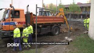 Na ulici Slezská ve Frýdku-Místku vzniká nové parkoviště