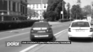 Dva studenti z Opavy přepadávali taxikáře