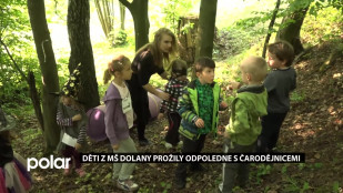 Děti z MŠ Dolany prožily odpoledne s čarodějnicemi