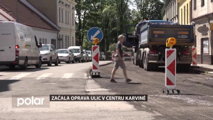 Oprava ulic v centru Karviné začala