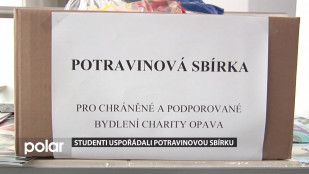 ​Studenti uspořádali potravinovou sbírku