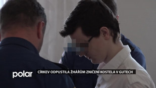 Církev odpustila mladíkům, kteří vypálili kostel v Gutech