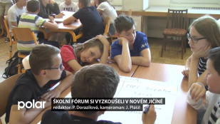 Školní fórum si vyzkoušeli v Novém Jičíně