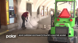 Nové zařízení odstraní žvýkačky a mastné skvrny