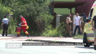 Muž se zabarikádoval v ostravském bytě, hrozil výbušninou