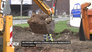 Ve Frýdku-Místku vznikají nová parkovací místa