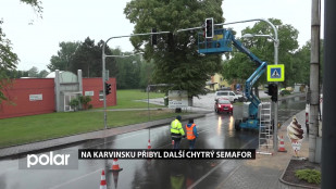 Na Karvinsku přibyl další chytrý semafor