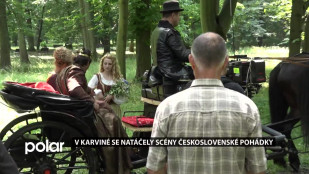 V Karviné se natáčely scény československé pohádky