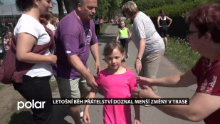 Letošní Běh přátelství doznal menší změny v trase