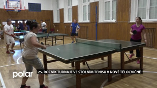 25. ročník turnaje ve stolním tenisu v nové tělocvičně