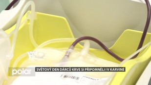 Světový den dárců krve si připomněli i v Karviné