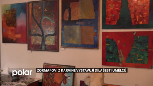 Zormanovi z Karviné vystavují díla šesti umělců